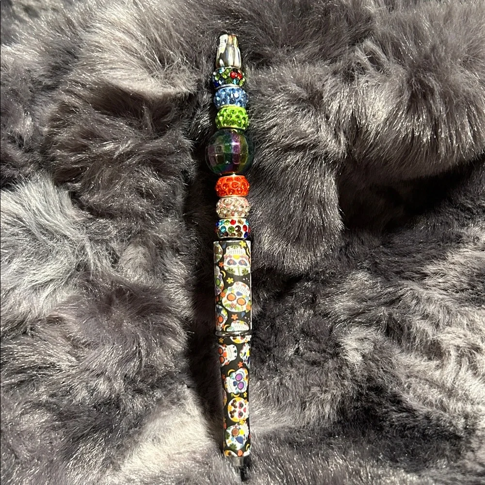 Colorful Glass Beaded Wand pen
